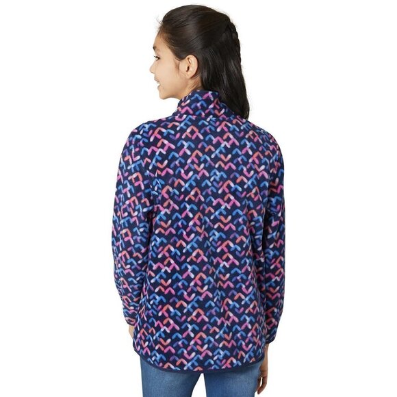 Eddie Bauer Youth 1/4 Zip Fleece Sweater, Dark Blue, size XS ( 5/6) - Picture 2 of 7